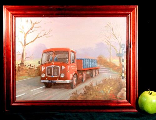 Vintage oil painting - vintage, panel