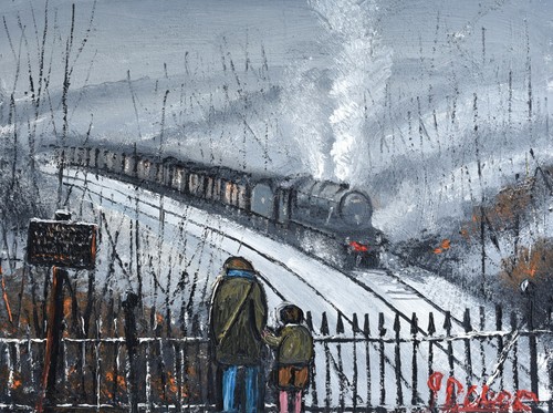 James downie original oil - james,