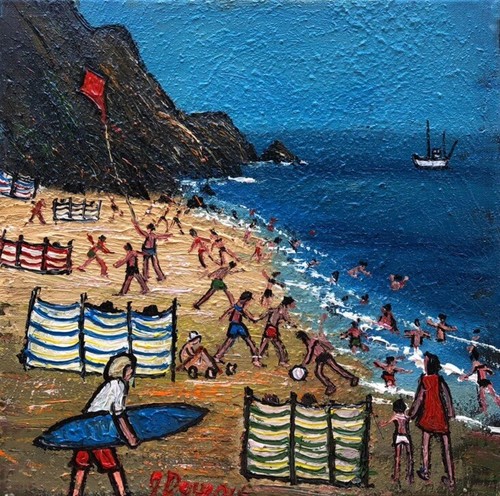 James downie cornwall beach - downie,