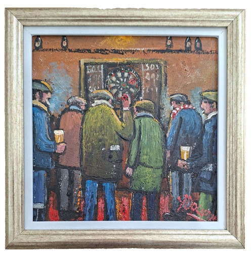 James downie original oil - james,