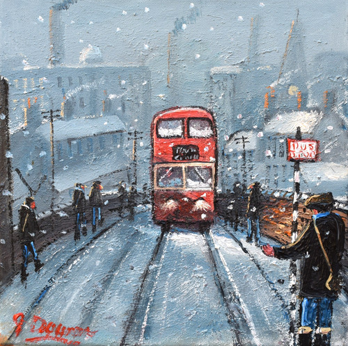 James downie original oil - downie,