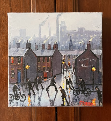 James downie original oil art - oil,
