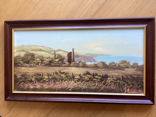 Original framed oil painting - framed,
