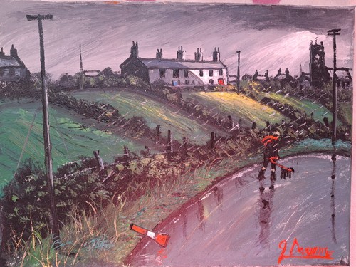 Original oil painting - painting, james