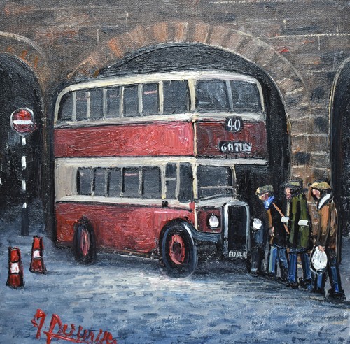 James downie original oil - james,