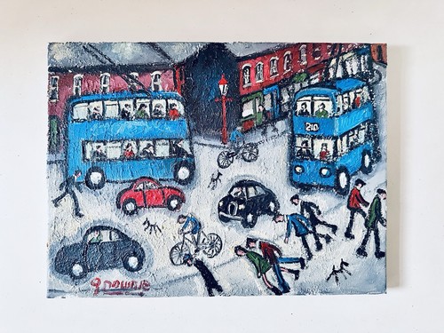 James downie oil painting - james,