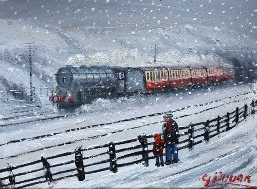 James downie original oil - james,